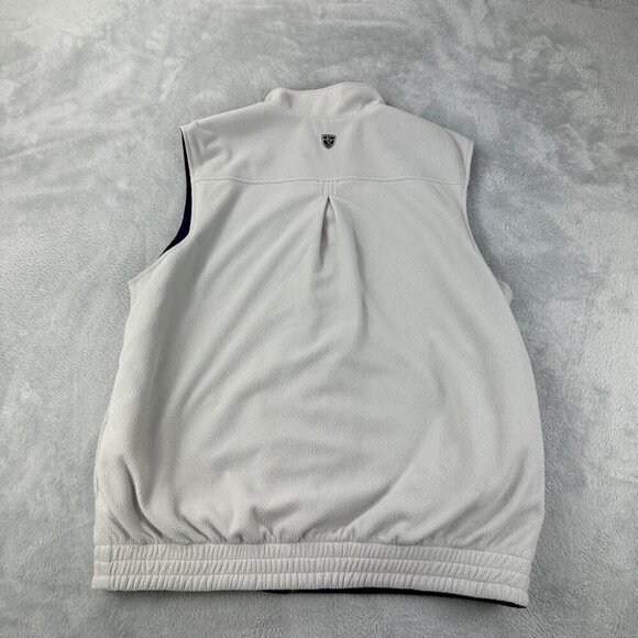 Nike Therma Fit Blue / White Reversible Vest Men’s Size XL - Picture 10 of 16